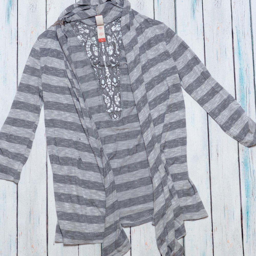No Boundaries | Stripe Cardigan